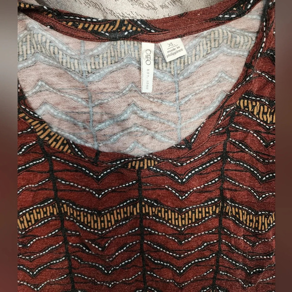 Cato Womens Stretchy 3/4 Sleeve Top XL - Picture 7 of 9